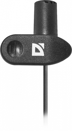Микрофон Defender MIC-109 черный, на прищепке, кабель 1.8м