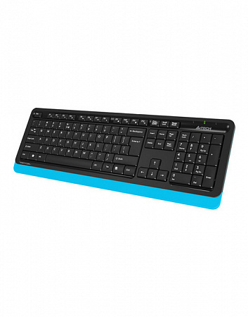 Клавиатура + мышь A4 Fstyler FG1010 клав:черный/синий+мышь:черный/синий USB беспроводная Multimedia