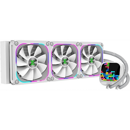 СВО XASTRA LZ360 ARGB WH white LGA1851/1700/1200/115X/AM5/AM4 ( 3x120mm ARGB Dot-matrix fan and PUMP