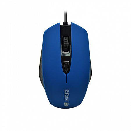 Проводная мышь Jet.A Comfort OM-U60 синяя (400/800/1200/1600dpi, 3 кнопки, USB)