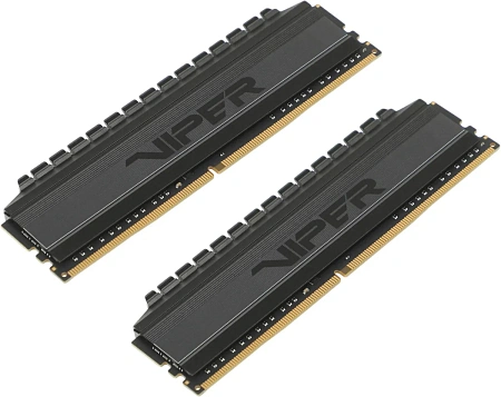 DIMM DDR4 32768Mb (2x16Gb) PC28800 3600MHz PATRIOT Viper 4 Blackout (PVB432G360C8K) CL18 1.35В