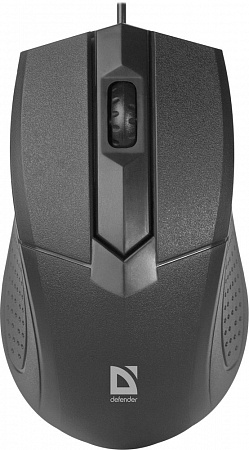 Проводная оптическая мышь Defender Optimum MB-270 черный,3 кнопки,1000 dpi