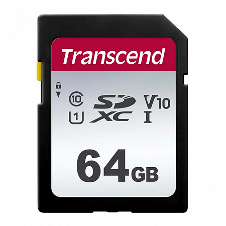 Карта памяти SD 64Gb Transcend SDXC UHS-I U3