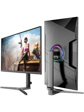 LED монитор 32" BRAVUS BVGQ3235P Black с поворотом экрана IPS 2560x1440 165Hz 1 ms