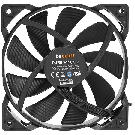 Вентиляторы Be Quiet Pure Wings 2 Black 120mm (2000 об/мин,PWM,4-pin,36.9 дБ,51.4 CFM) Вентиляторы Be Quiet Pure Wings 2 Black 120mm (2000 об/мин,PWM,4-pin,36.9 дБ,51.4 CFM)