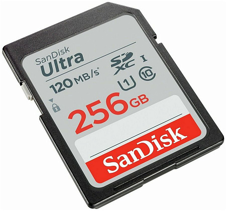 Карта памяти Secure Digital Card (SD) 256Gb SanDisk SDXC Class 10 UHS-I Ultra 120MB/s