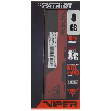 DIMM DDR4 8192Mb 8Gb PC21300 DDR4-2666MHz Patriot Viper Elite II (PVE248G266C6)