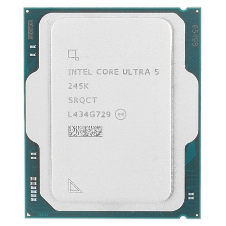CPU Intel Core Ultra 5 245K 4.2 ГГц OEM LGA1851 (TDP 159Вт,14 ядер-14 потоков,2хDDR5-6400МГц,Intel G