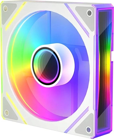 Вентиляторы 1STPLAYER FC(AP)-WH-1IN1 White (120mm,ARGB,PWM,600-1800rpm,3pin)