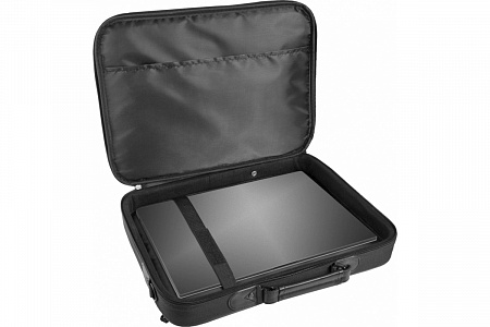 Сумка для ноутбука DEFENDER Ascetic 15"-16" черный, жесткий каркас, карман