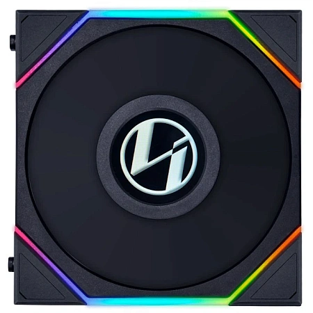 Вентилятор LIAN LI UNI Fan TL LCD 120 Reverse Black ARGB (120x125x28mm,1.6" LCD дисплей,PWM,ARGB,200