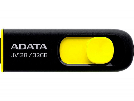 USB-флеш-накопитель 32Gb A-Data UV128  USB3.0 black/yellow