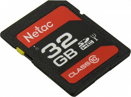 Карта памяти Secure Digital Card (SD) 32Gb Netac Class 10 UHS-I U1 P600 SDHC
