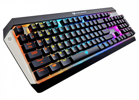 Клавиатура Cougar Attack X3 RGB Speedy Iron Grey (Cherry MX Silver switches, аллюминивый корпус, RGB