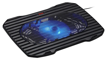 Подставка для охлаждения ноутбука 15.6" Buro BU-LCP156-B114 (357x265x33мм,1xUSB,1x140ммFAN,345г мета