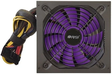 Блок питания ATX 800W PSU HIPER HPB800SM 80+ Bronze (2.31,ActivePFC,140mm fan,Semi-modular)