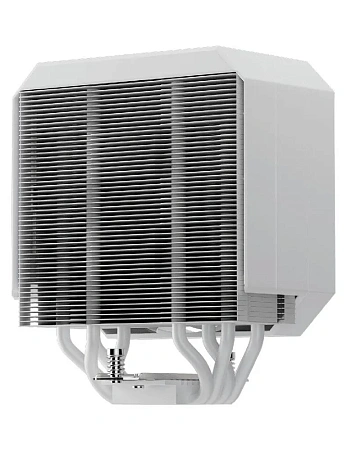 Кулер upHere UP1TC4 White ARGB Cover (4HPx6mm,230W TDP,1x120mm fan,600-1650RPM,68CFM,25dBa)