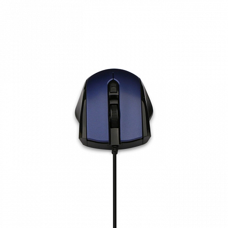Проводная мышь Jet.A Comfort OM-U50 синяя (800/1200/1600dpi, 3 кнопки, USB)