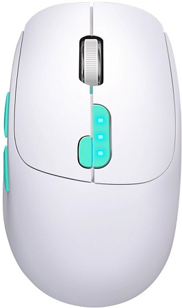 Мышь беспроводная оптическая Defender Nitta MM-307 бел (4D,2.4+2*BT,1600dpi,400мАч)