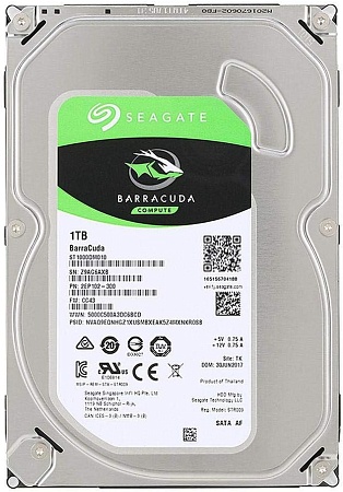 Накопитель HDD 3,5" SATAIII 1Tb Seagate ST1000DM010 RECERTIFIED, 64MB ,7200 RPM