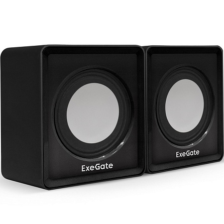 Акустическая система 2.0 ExeGate Disko 140 black (питание USB,2x3W (6W RMS) 100-20000Hz)
