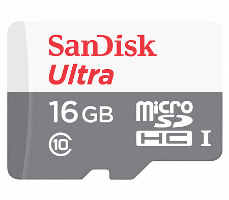 Карта памяти MicroSD 16Gb SanDisk SDHC Class 10 Ultra 80MB/s