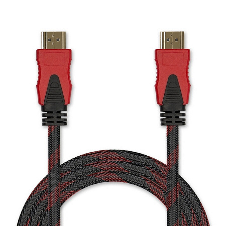 Кабель HDMI-HDMI Jet.A JA-HD9 в оплётке (v. 2.0 с поддержкой 3D, Ultra HD 4К/Ethernet) 2 м