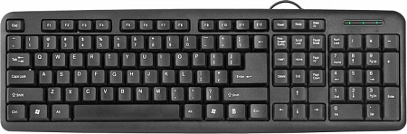 Клавиатура Defender HB-420RU USB Black