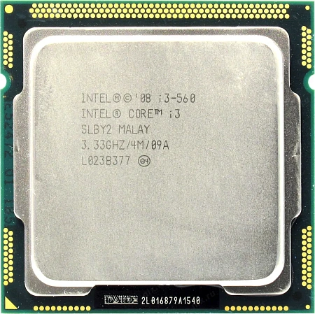 CPU Intel Core i3-560 3333/1333/4Mb/EM64T OEM (sLGA1156) 