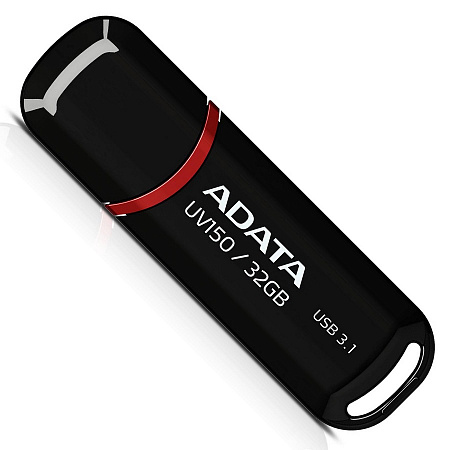 USB-флеш-накопитель 32Gb A-DATA UV150, USB 3.0, Черный