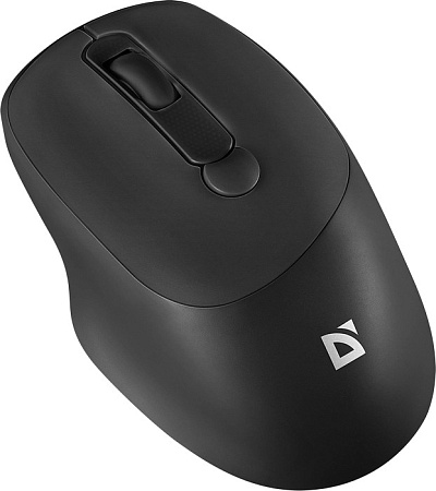 Мышь беспроводная оптическая Defender Feam MM-296 черный (4D,800-1600dpi,бесшумн)