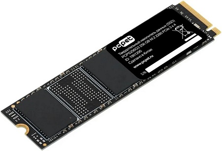 Накопитель SSD M.2 SATAIII 256Gb PC Pet (PCIe3.0x4,1800-1000 МБ/сек) PCPS256G3