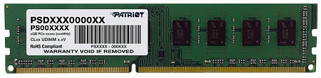 DIMM DDRIII 4096Mb PC10600 DDR3-1333 (1333MHz) Patriot Signature