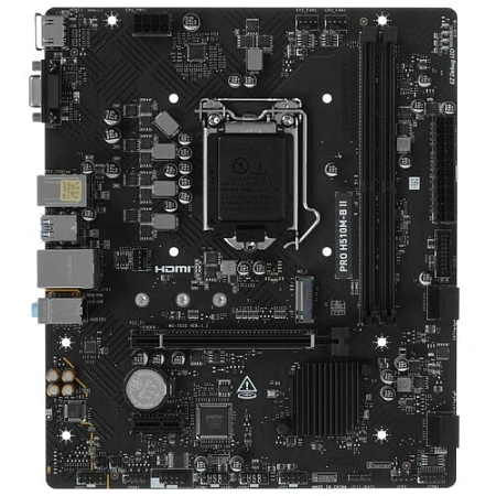 Материнская плата Soсket 1200 MSI H510M-B PRO II (mATX,2xDDR4-2933)