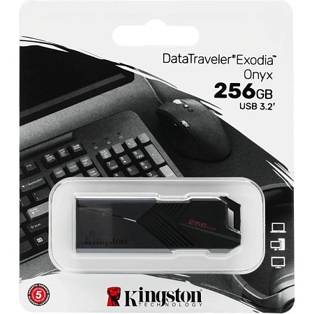 USB-флеш-накопитель 256Gb Kingston DataTraveler Exodia Onyx DTXON/256GB USB3.2 черный