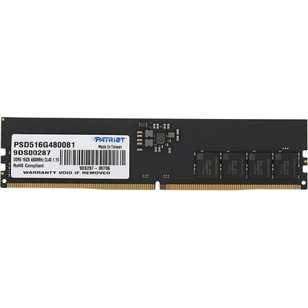DIMM DDR5 16Gb 4800MHz Patriot PSD516G480081 Signature RTL PC5-38400 CL40