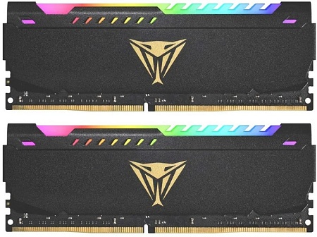 DIMM DDR4 16384 2x8Gb DDR4 3600MHz Patriot Viper Steel Gaming RGB (PVSR416G360C0K) CL20