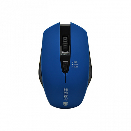 Беспроводная мышь Jet.A Comfort OM-U60G синяя (800/1200/1600dpi, 6 кнопок, USB)