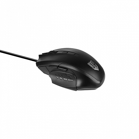Проводная мышь Jet.A Comfort OM-U54 черная (800/1200/1600/2400dpi, 5 кнопок, USB)