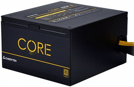Блок питания ATX 600W CHIEFTEC CORE BBS-600S (ATX 2.3,600W,80 PLUS GOLD,ACTIVE PFC,120MM FAN)