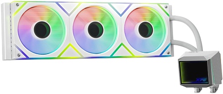 СВО XPG LEVANTE II 360 White (3x120mm Infinite Mirror fan design)