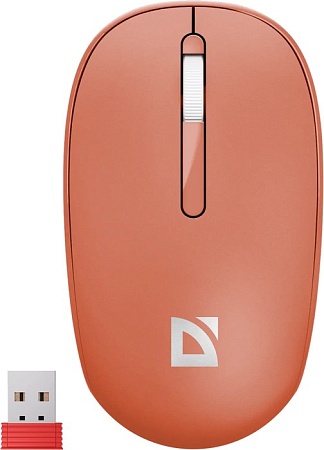 Беспроводная оптическая мышь DEFENDER Smart MM-396 Крас,3к,2.4G+BT,500мАч,1600dpi