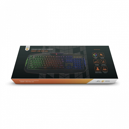 Проводная клавиатура Jetaccess Smart Line K26 LED подсветка,104кл черная