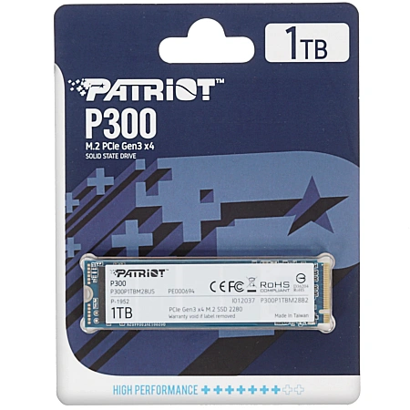 Накопитель SSD M.2 1Tb Patriot P300