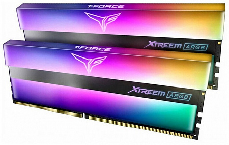 DIMM DDR4 16384Mb 2x8Gb PC28800 3200MHz TaeamGroup XTREEM ARGB Gaming CL16 (TF10D416G3200HC16CDC01)