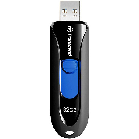 USB-флеш-накопитель 32Gb Transcend Jet Flash 790 USB 3.0 Черный/синий