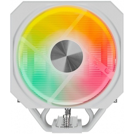 Кулер upHere UP1TC4C White ARGB Cover (4HPx6mm,230W TDP,1x120mm fan,600-1650RPM,68CFM,25dBa)