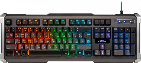 Клавиатура игровая Defender Chimera GK-280DL подсветка клавиш, цифровой блок, USB, цвет: чёрный