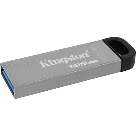 USB Flash накопитель 128Gb Kingston DataTraveler Kyson DTKN/128GB USB3.2 серебристый/ черный