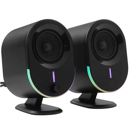 Колонки Oklick OK-303A 2.0 черный 20Вт BT Колонки Oklick OK-303A 2.0 черный 20Вт BT